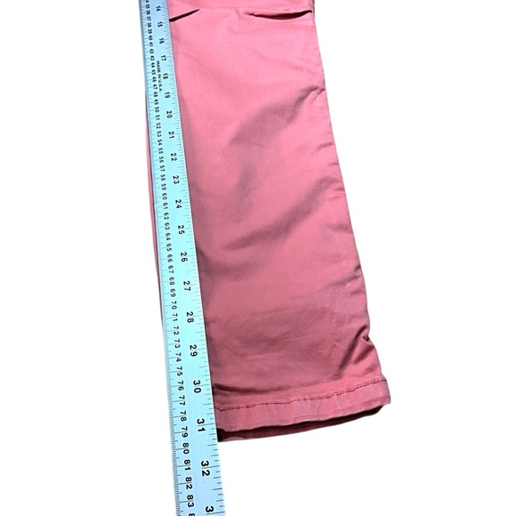 MOS MOSH Cotton Spandex Valerian Skinny Pant in Faded Rose Multi Pocket Sz 27 - Picture 7 of 11